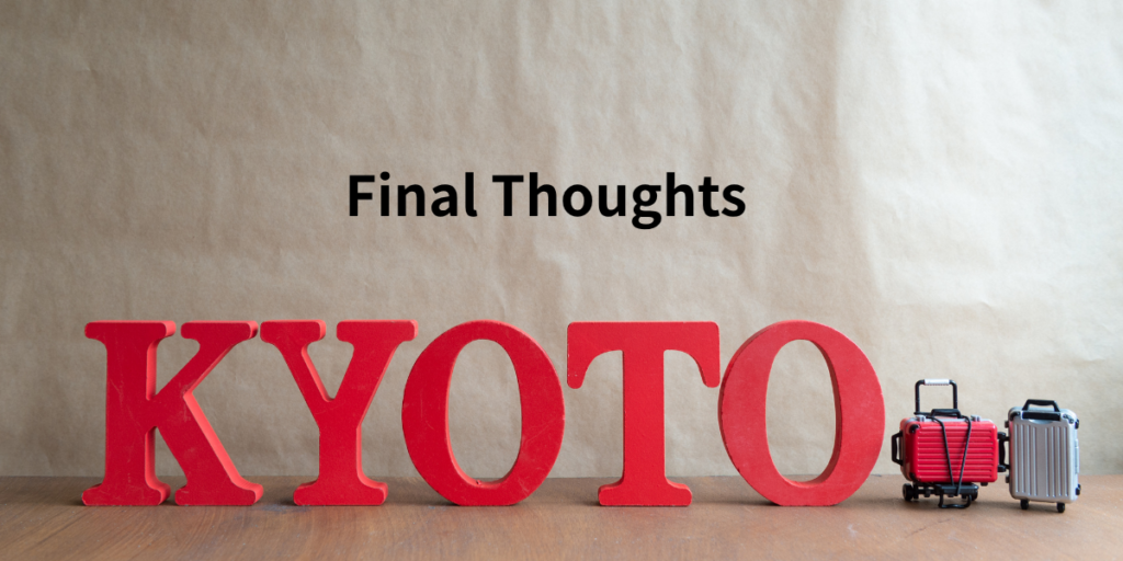 Final Thoughts